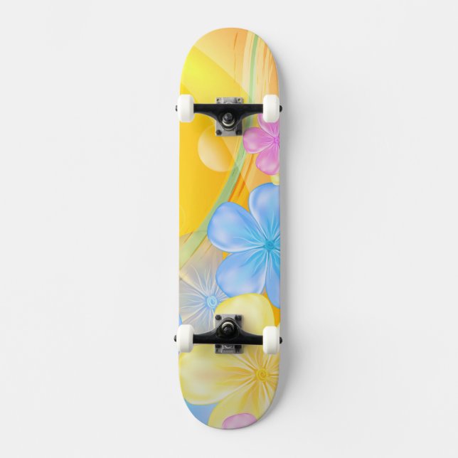 Skateboard Skateboard-Floral (Anverso)