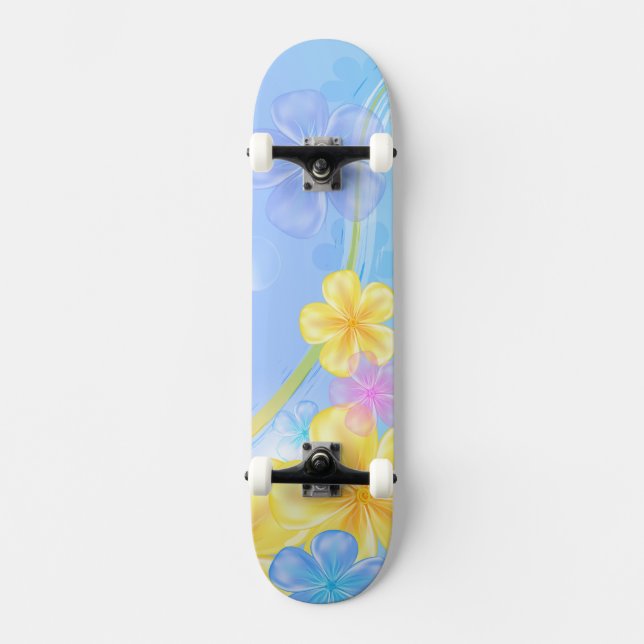 Skateboard Skateboard-Floral (Anverso)