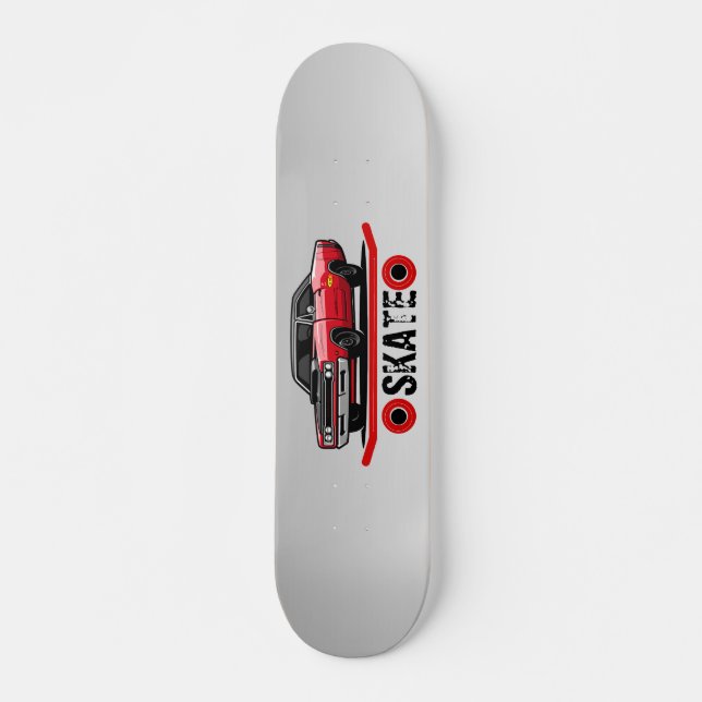 Skateboard Skateboard, Muscularmente Car (Anverso )