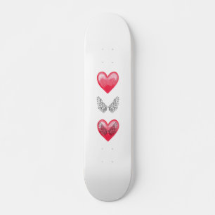 Skateboard Skateboard, Red Heart