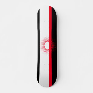 Skateboard Skateboard, rojo, blanco y negro