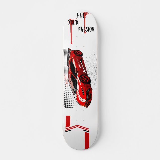 Skateboard Skateboard, Sport Car (Anverso )