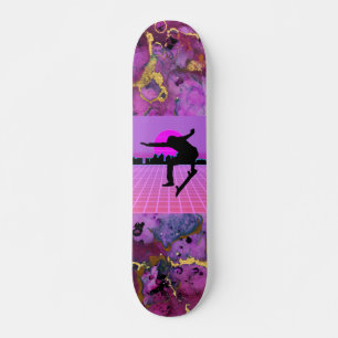 Skateboard Skateboarder de vaporwave 7 cubierta de 3/4" para