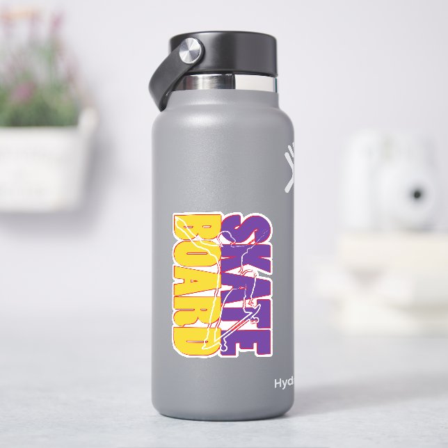 Skateboard Skateboarding 4" Kiss Pegatina de vinil (hidrofrasco)