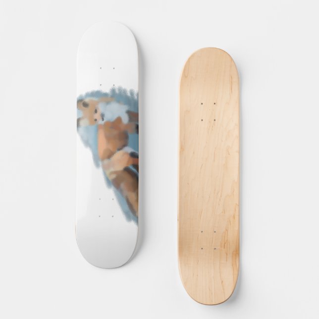 Skateboard Skateboarding de Red Fox Art (Anverso)