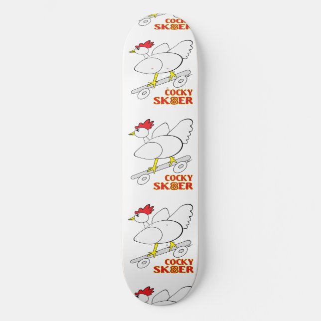 Skateboard Skater Cocky (Anverso)