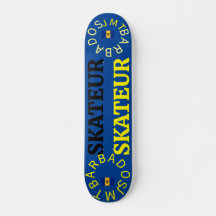 SKATEUR 7 3/4" Placa para patines