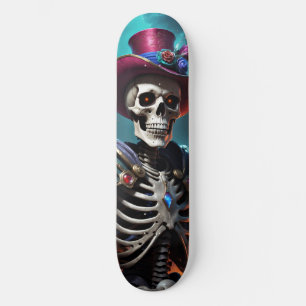 Skateboard Skeleton, Halloween, Cap, Fantasía, Warrior, Skull