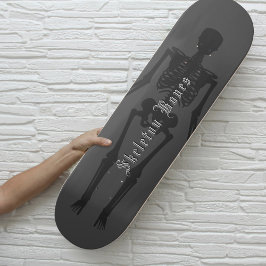 Skateboard Skeleton personalizado Gothic