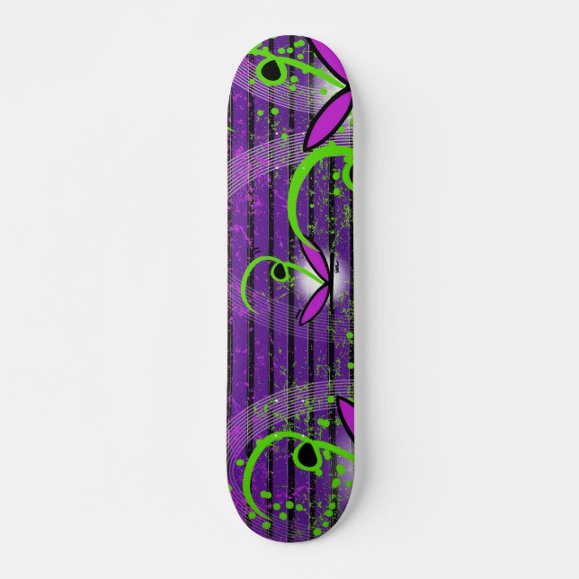 Skateboard SklinesArt – Logotipo Audaz (Anverso )