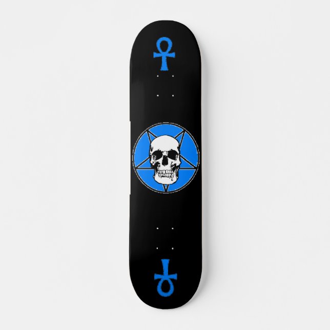 Skateboard Skull Pentigram (Anverso )