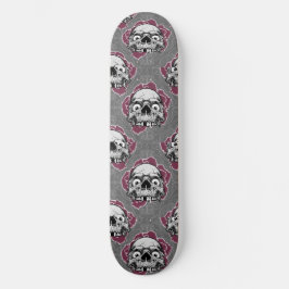Skateboard Skulls Brown