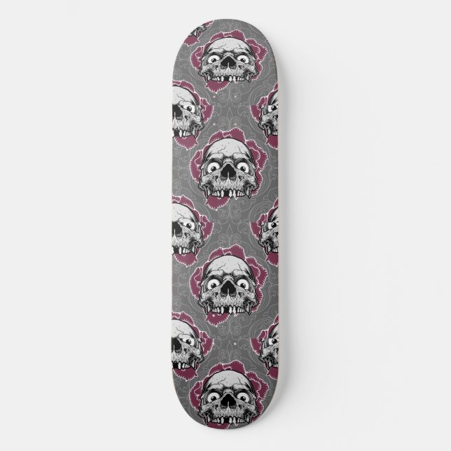  Skateboard Skulls Brown (Anverso)