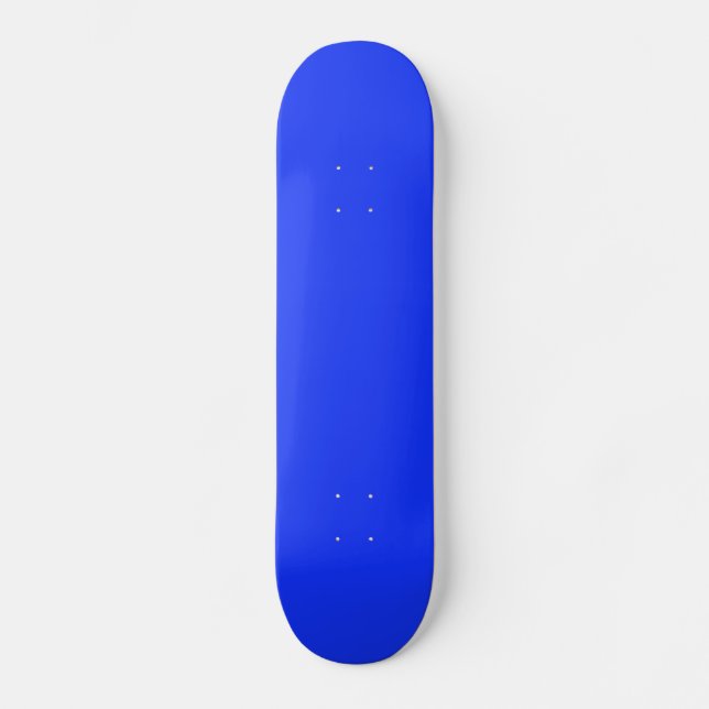 Skateboard Skyboard azul brillante (Anverso)