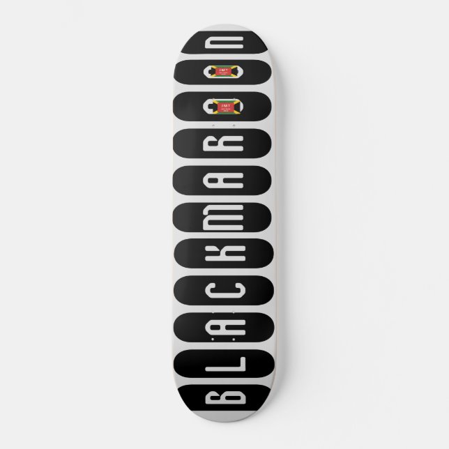 Skateboard Skyboard BLACK MAROON (Anverso)