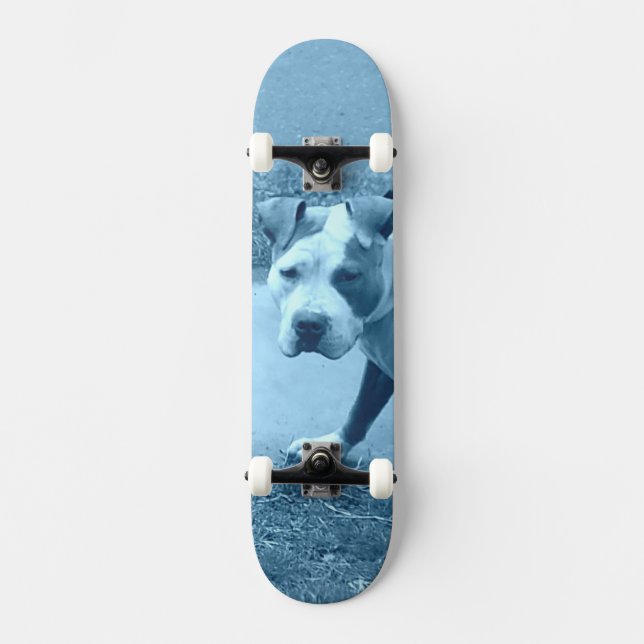 Skateboard Skyboard Blue Pit Bull (Anverso)