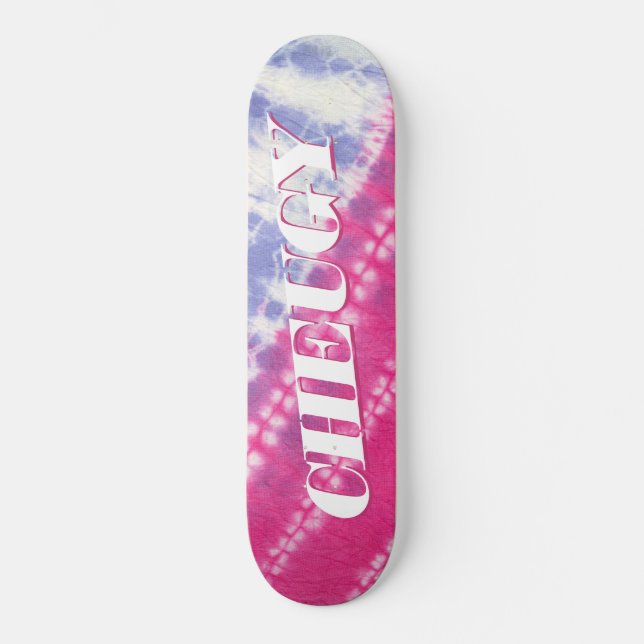 Skateboard Skyboard Cheugy Rosa Blue Tie Dye (Anverso)