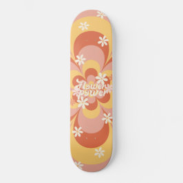 Skateboard Skyboard de alimentación de flor retro de Guay Gro
