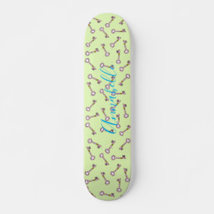 Skateboard Skyboard de claves del castillo antiguo