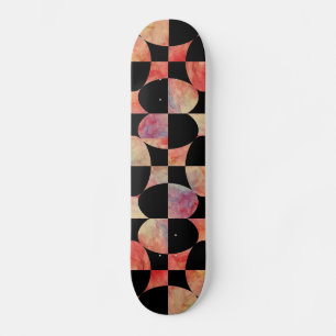 Skateboard Skyboard de diseño de mármol rosa