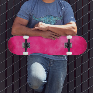 Skateboard Skyboard de efecto de nube magenta