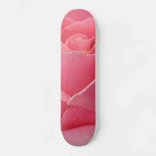 Skateboard Skyboard de flores rosadas