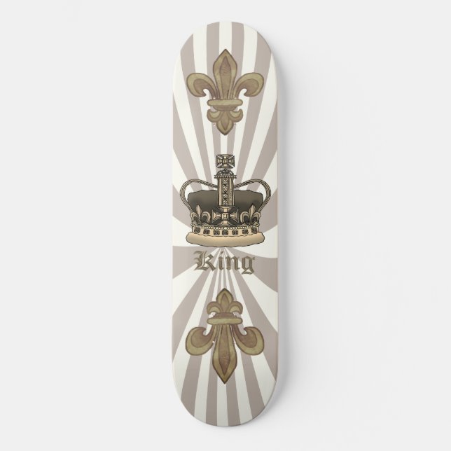 Skateboard Skyboard de la corona del Rey (Anverso)