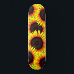 Skateboard Skyboard de verano de girasoles<br><div class="desc">Giros artísticos</div>