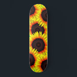 Skateboard Skyboard de verano de girasoles<br><div class="desc">Giros artísticos</div>