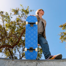 Skyboard del patrón de sonrisa azul