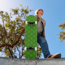 Skyboard del patrón de sonrisa verde