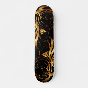 Skateboard Skyboard del patrón oro