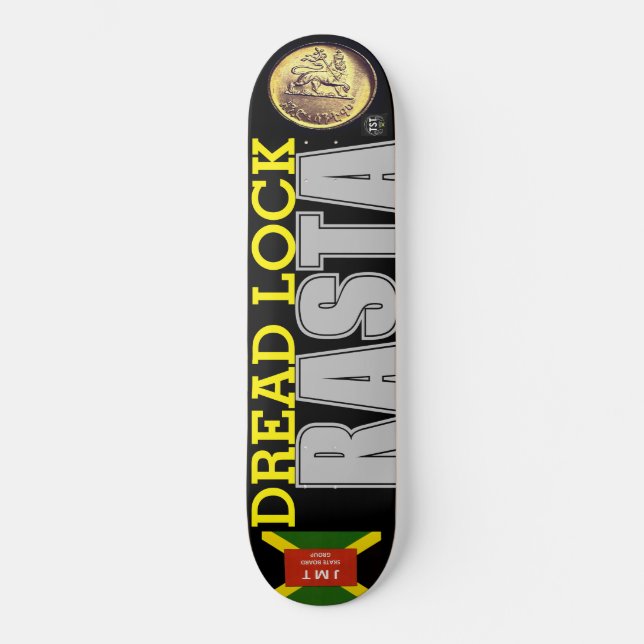 Skateboard Skyboard DREAD LOCK RASTA (Anverso)