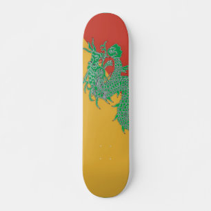 Skateboard Skyboard Green Dragon