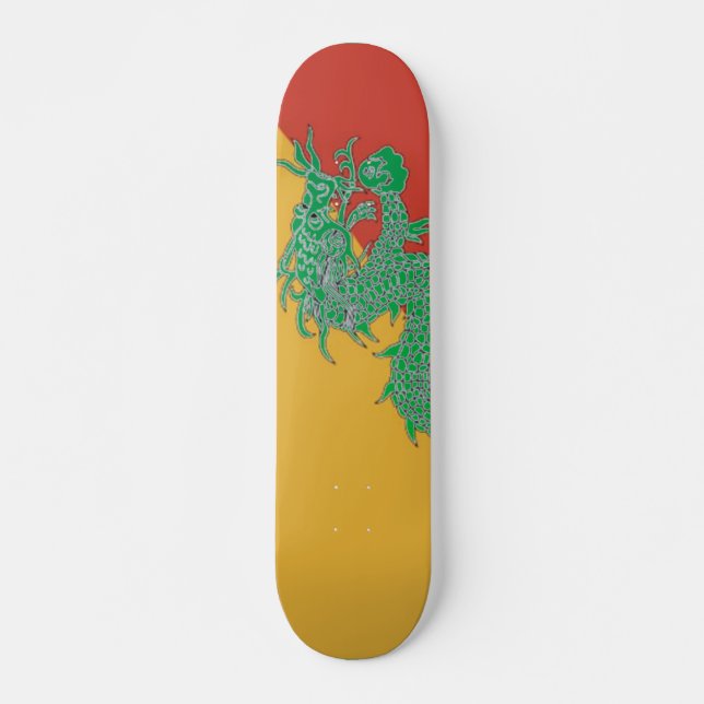 Skateboard Skyboard Green Dragon (Anverso )