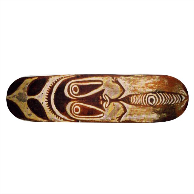 Skateboard Skyboard Maorí Tribal Shield (Horizontal)
