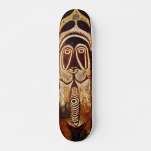 Skateboard Skyboard Maorí Tribal Shield
