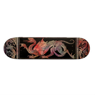 Skateboard Skyboard Pink Marble Dragon