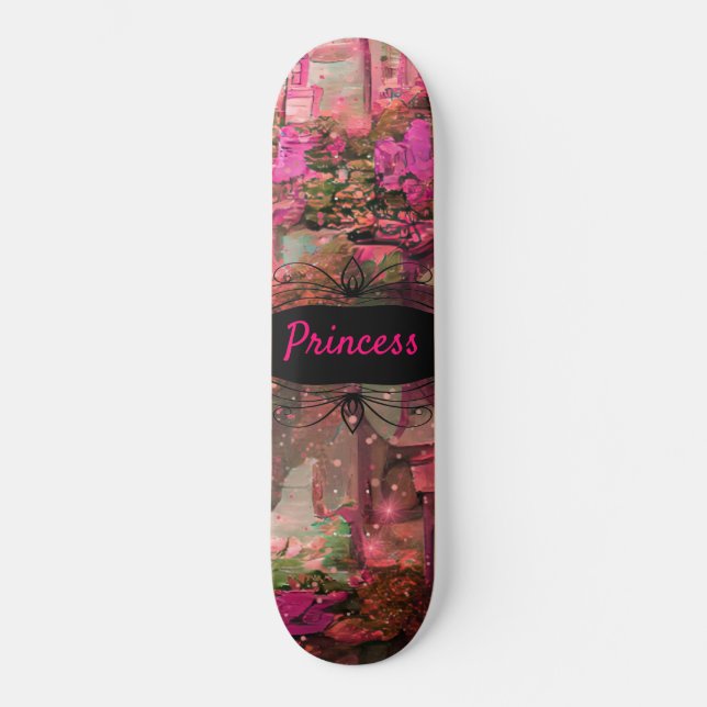 Skateboard Skyboard Pink World (Anverso)