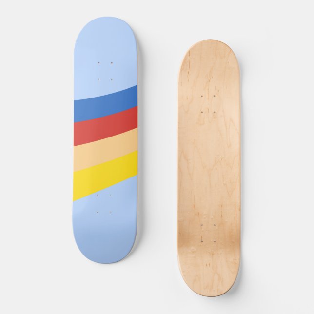 Skateboard Skyboard Retro Rainbow (Anverso )