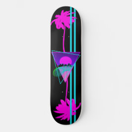 Skateboard Skyboard Retro Vaporwave Vibe