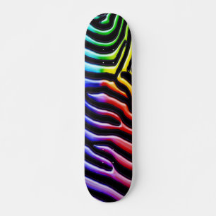 Skateboard Skyboard Retro Zebra 1
