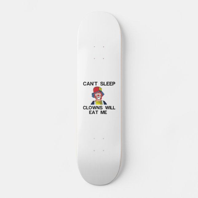 SKATEBOARD SLEEP CLOWNS EAT (Anverso)