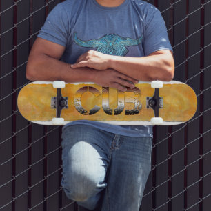 Skateboard SlipperyJoe's oso cachorro culturalmente arraigado