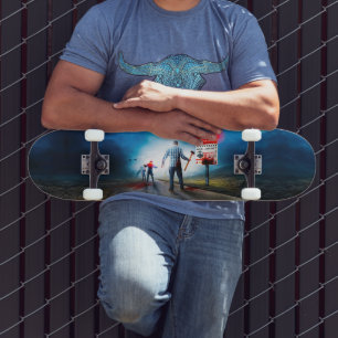 Skateboard SlipperyJoe's peligro de infección apocalíptica de