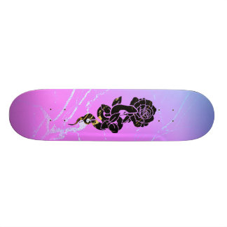 Skateboard Snake&Rose: mármol