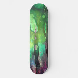 Skateboard Snotty Green Grungy Slime
