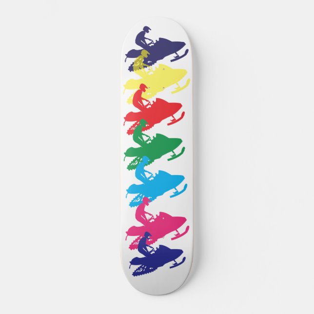 Skateboard Snowmobiler/ ¡Sube duro! (Anverso)