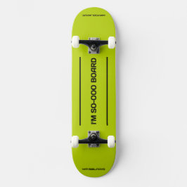 Skateboard ...SO-OOO BOARD skateboard: limón