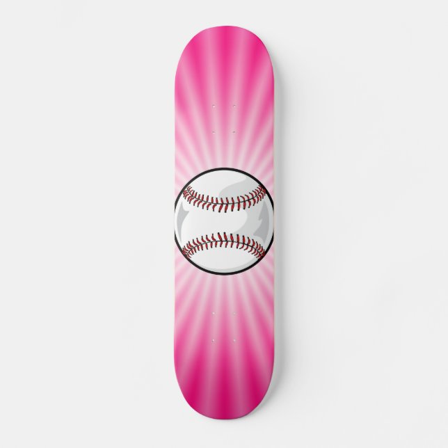 Skateboard Softball rosado (Anverso)